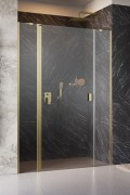 Drzwi prysznicowe Radaway Nes Brushed Gold DWJS lewe