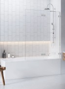 Parawan nawannowy Radaway Euphoria PND 130x150 prawy szkło przejrzyste