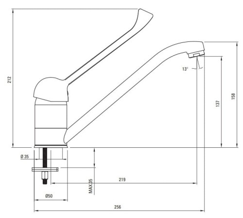 Bateria kuchenna stojąca chrom Joko Deante