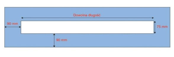 Mankiet uszczelniający liniowy Kesmet 90 cm