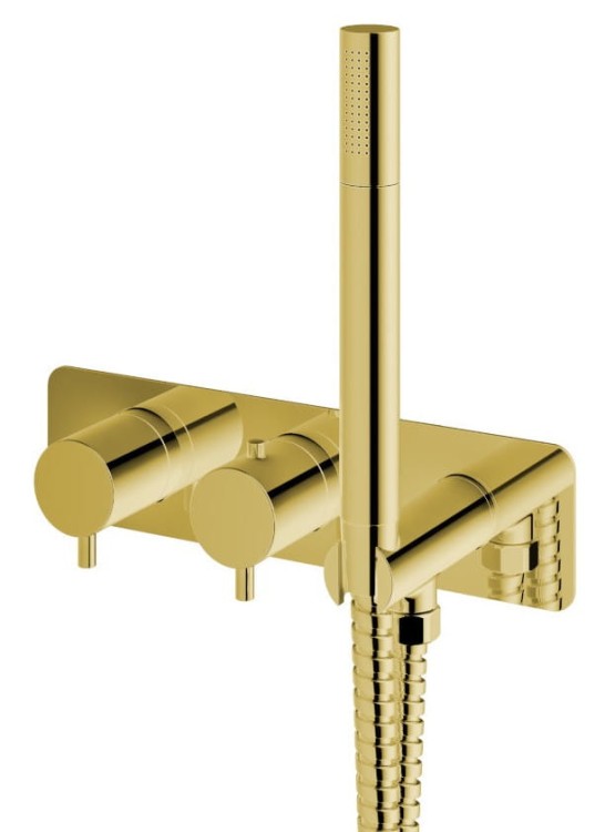 Bateria wannowa termostatyczna złota Axel Gold KOHLMAN QW265AGD