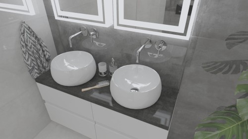 Umywalka nablatowa Graciosa Lavita