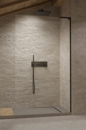 Kabina prysznicowa walk-in Radaway Modo SL Black II prawa