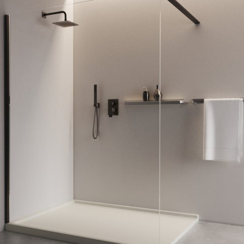 Podtynkowy zestaw prysznicowy z deszczownicą Aquila Matt Black Lavita