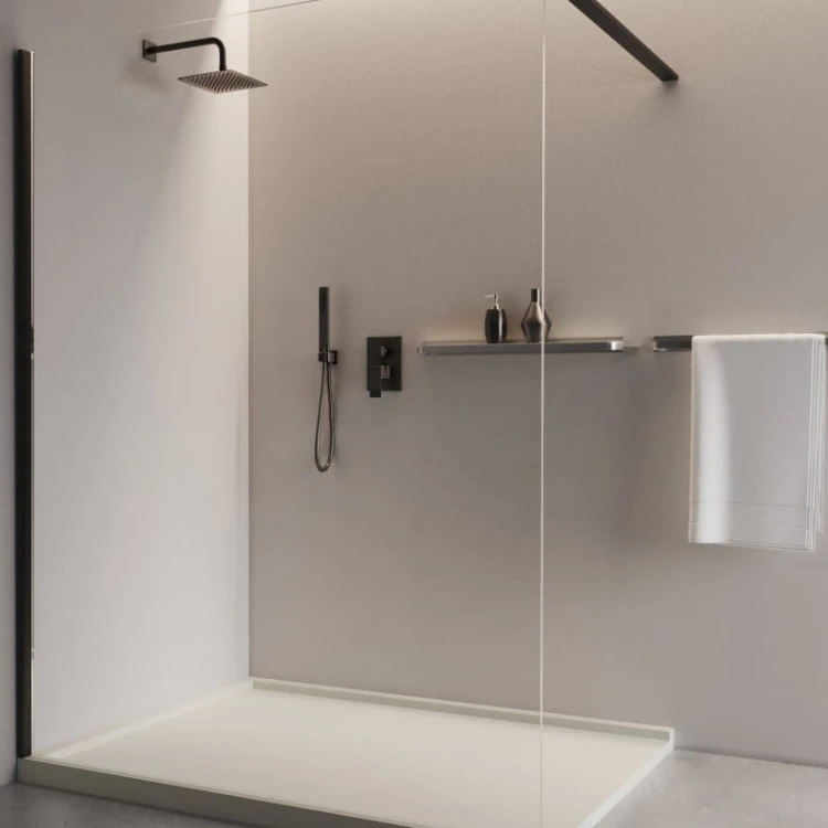 Podtynkowy zestaw prysznicowy z deszczownicą Aquila Matt Black Lavita