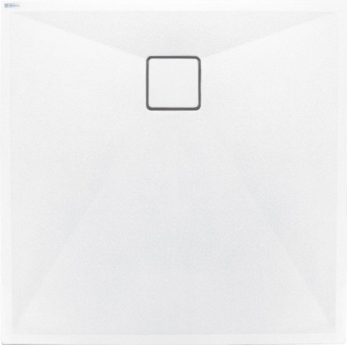 Brodzik granitowy kwadratowy 80x80 alabaster Correo Deante