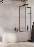 Parawan nawannowy Radaway Idea Black PNJ II Factory 60x150