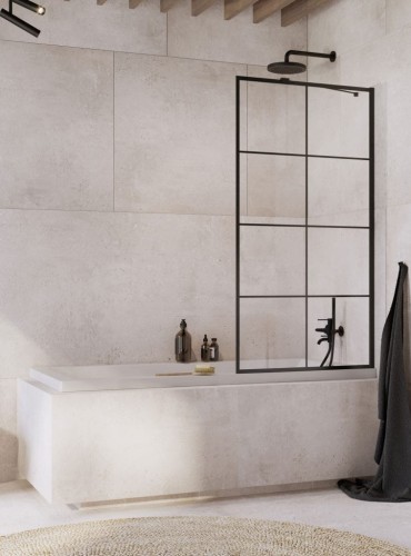 Parawan nawannowy Radaway Idea Black PNJ II Factory 60x150