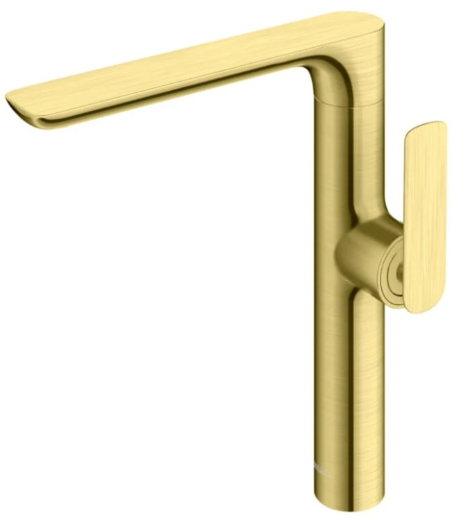 Bateria umywalkowa Experience Brushed Gold KOHLMAN złoto szczotkowane obrotowa wylewka