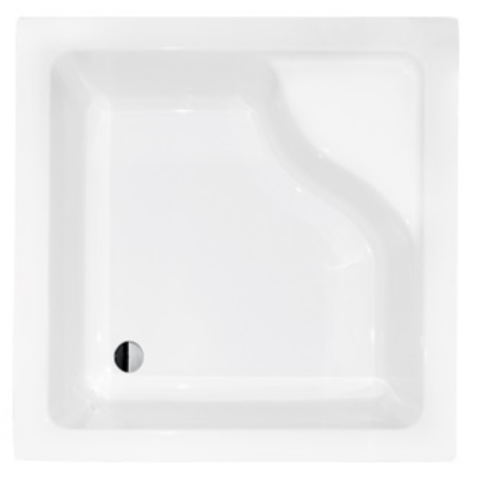 Brodzik kwadratowy biały Besco IGOR-PMD 80x80x24