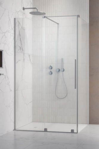 Kabina prysznicowa Furo Brushed Nickel KDJ Radaway lewa