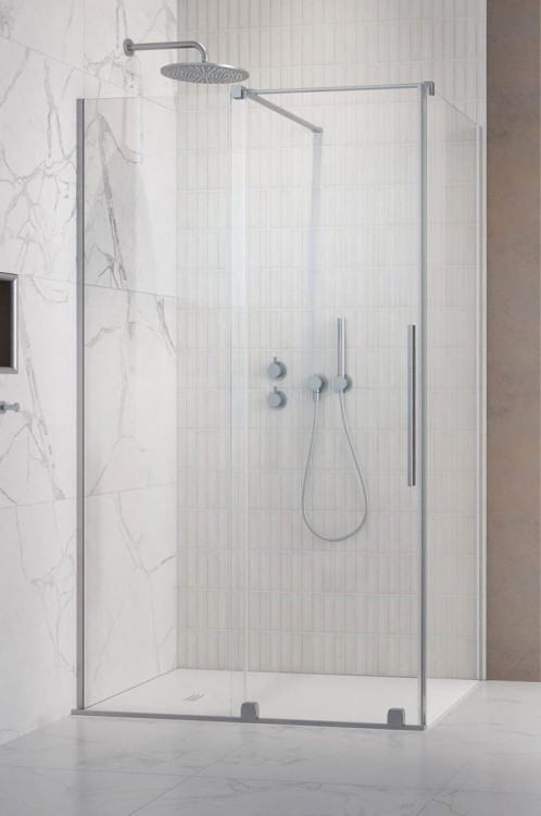 Kabina prysznicowa Furo Brushed Nickel KDJ Radaway lewa
