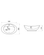 Umywalka nablatowa Terra Lavita