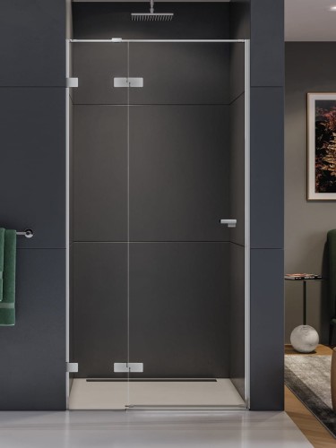 Drzwi prysznicowe New Trendy Eventa chrom lewe czyste