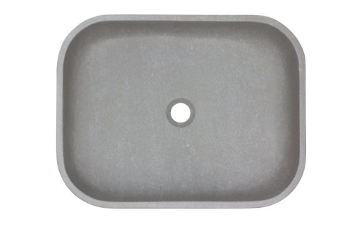 Umywalka kamienna nablatowa Galeras AD naturalnie szary marmur