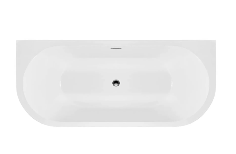 Wanna akrylowa przyścienna Capri 170x75 cm REA
