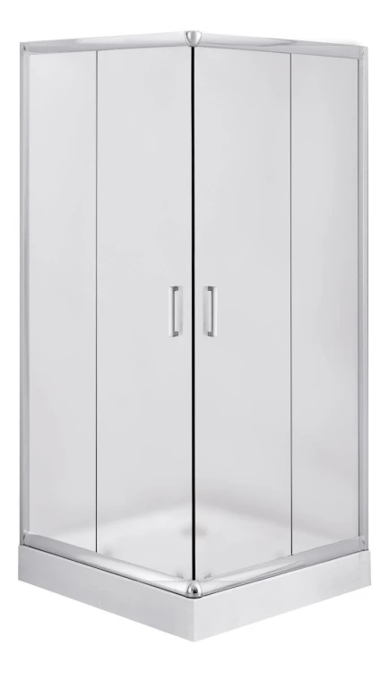 Kabina kwadratowa 90x90x185 Funkia Deante szkło szronione