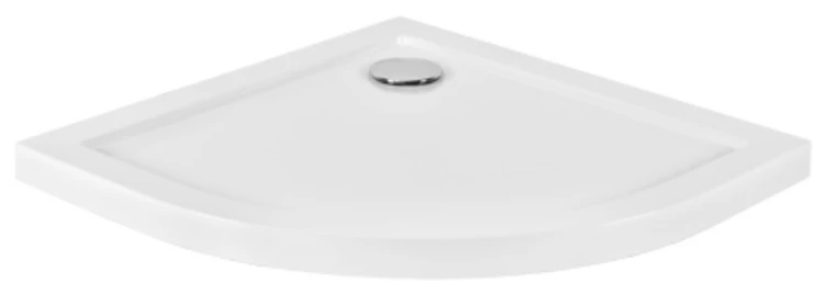 Brodzik półokrągły Besco ARON SLIMLINE 80x80x3