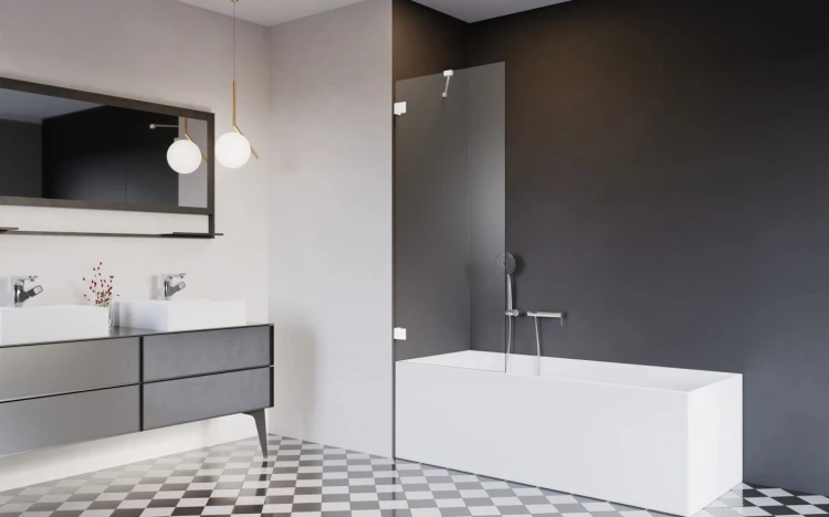 Parawan nawannowy Radaway Essenza Pro White PNJ II