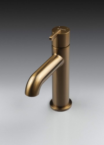 Bateria umywalkowa stojąca brąz szczotkowany Silia Deante