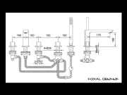 Bateria wannowa KOHLMAN Foxal QB242F