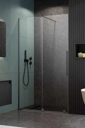 Drzwi prysznicowe Furo Brushed GunMetal DWJ Radaway lewe
