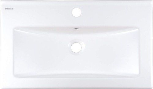 Umywalka ceramiczna wpuszczana biała 61,5x36 Tubo Deante