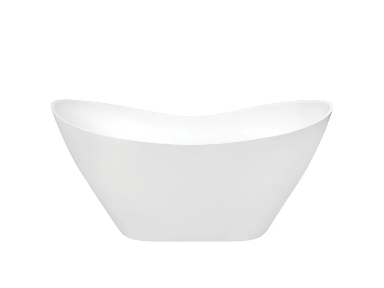 Wanna wolnostojąca Besco VIYA GLAM 160x70 grafitowa