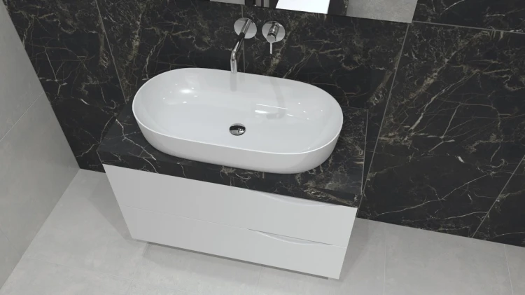 Umywalka nablatowa Verso Grande Lavita