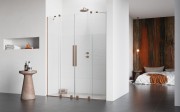 Drzwi prysznicowe Furo Brushed Copper DWD Radaway miedź