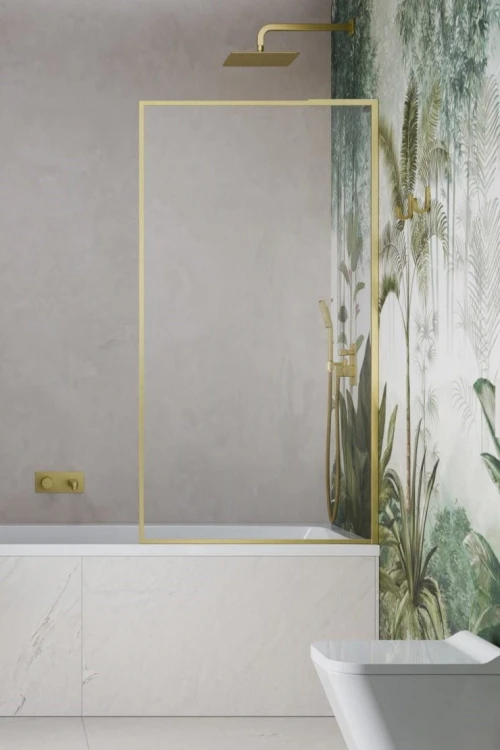 Parawan nawannowy Radaway Modo F SL Brushed Gold PNJ II prawy