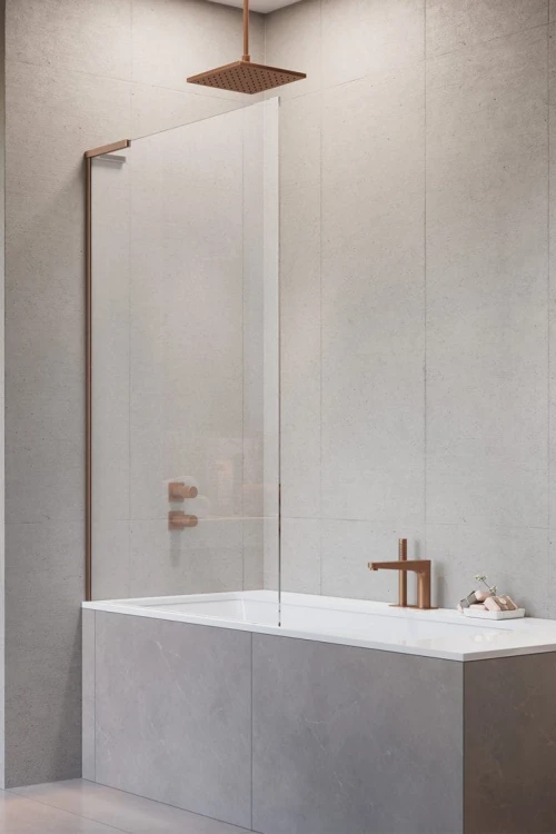 Parawan nawannowy Radaway Modo SL Brushed Copper PNJ II lewy