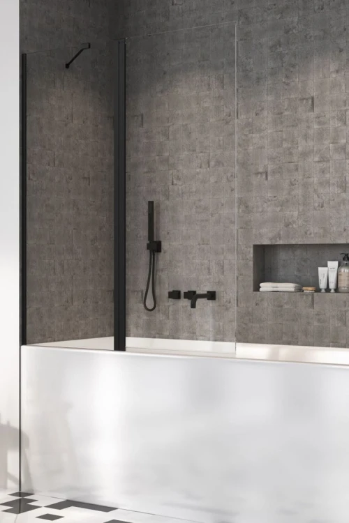 Parawan nawannowy Radaway Nes 8 Black PND II lewy