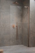 Kabina prysznicowa walk-in Radaway Modo SL Brushed Copper II prawa