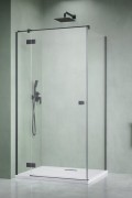 Kabina prysznicowa Radaway Essenza 8 Brushed GunMetal KDJ lewa