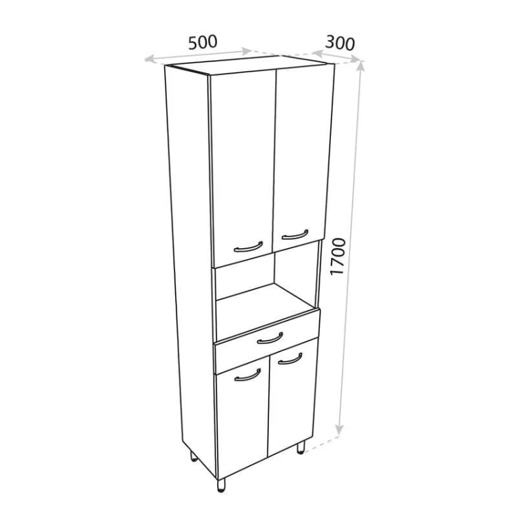 Słupek stojący Basic Barato 500 Lavita