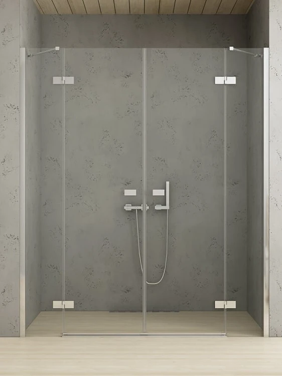 Drzwi prysznicowe New Trendy Reflexa 180x200 szkło czyste