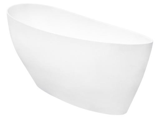 Wanna wolnostojąca Besco Keya 165x70 biała + bateria Illusion I złota