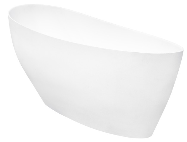 Wanna wolnostojąca Besco Keya 165x70 biała + bateria Illusion I złota