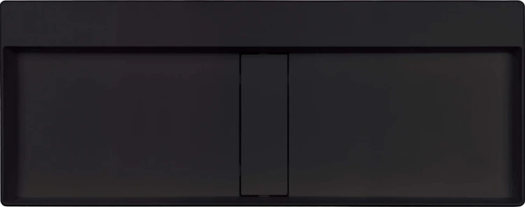 Umywalka granitowa nablatowa z maskownicą nero czarna Blur Deante