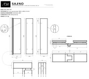 Parawan nawannowy składany Sajno 100x150 chrom Ad Naturalnie