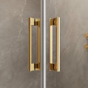 Kabina prysznicowa Radaway Idea Gold KDJ 150x120x200,5 lewa, złota