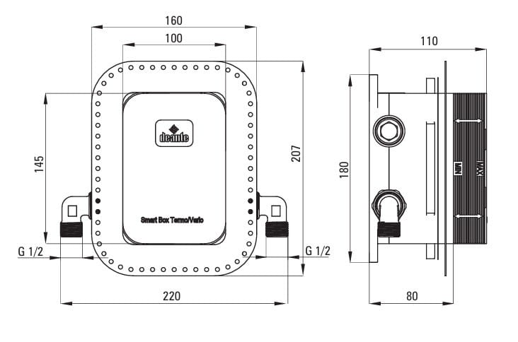 Puszka do BOXa podtynkowego uniwersalna Deante