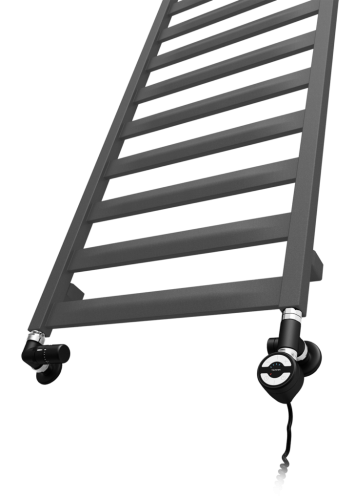 Grzejnik łazienkowy dekoracyjny HERMES METALIC GREY 115x50 LaVita