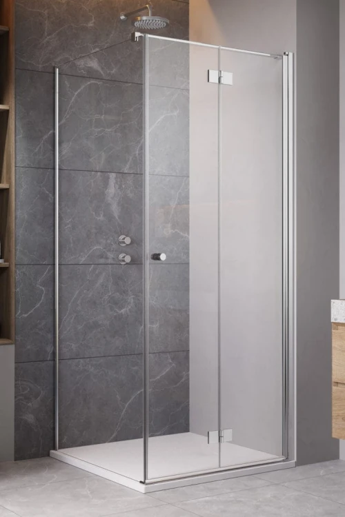 Kabina Radaway Essenza KDJ B 80x80x200 prawa, szkło przejrzyste
