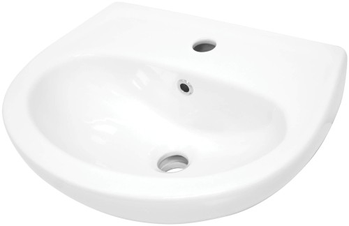 Umywalka ceramiczna wisząca biała Jasmin Deante