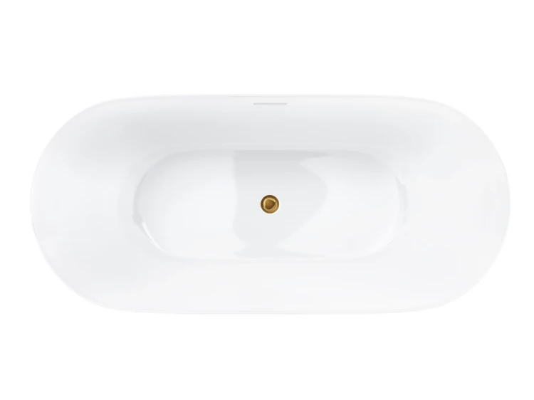 Wanna wolnostojąca olvena v041mgl 150 cm korek klik klak złoty