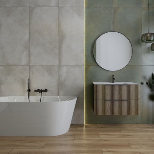 Szafka wisząca Oklahoma Wood Black 800 Lavita