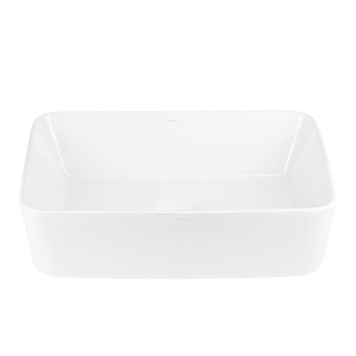 Umywalka nablatowa ango uc5627wh prostokątna 480x295x135 mm biały korek