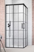 Kabina prysznicowa Idea Black KDD Factory Radaway